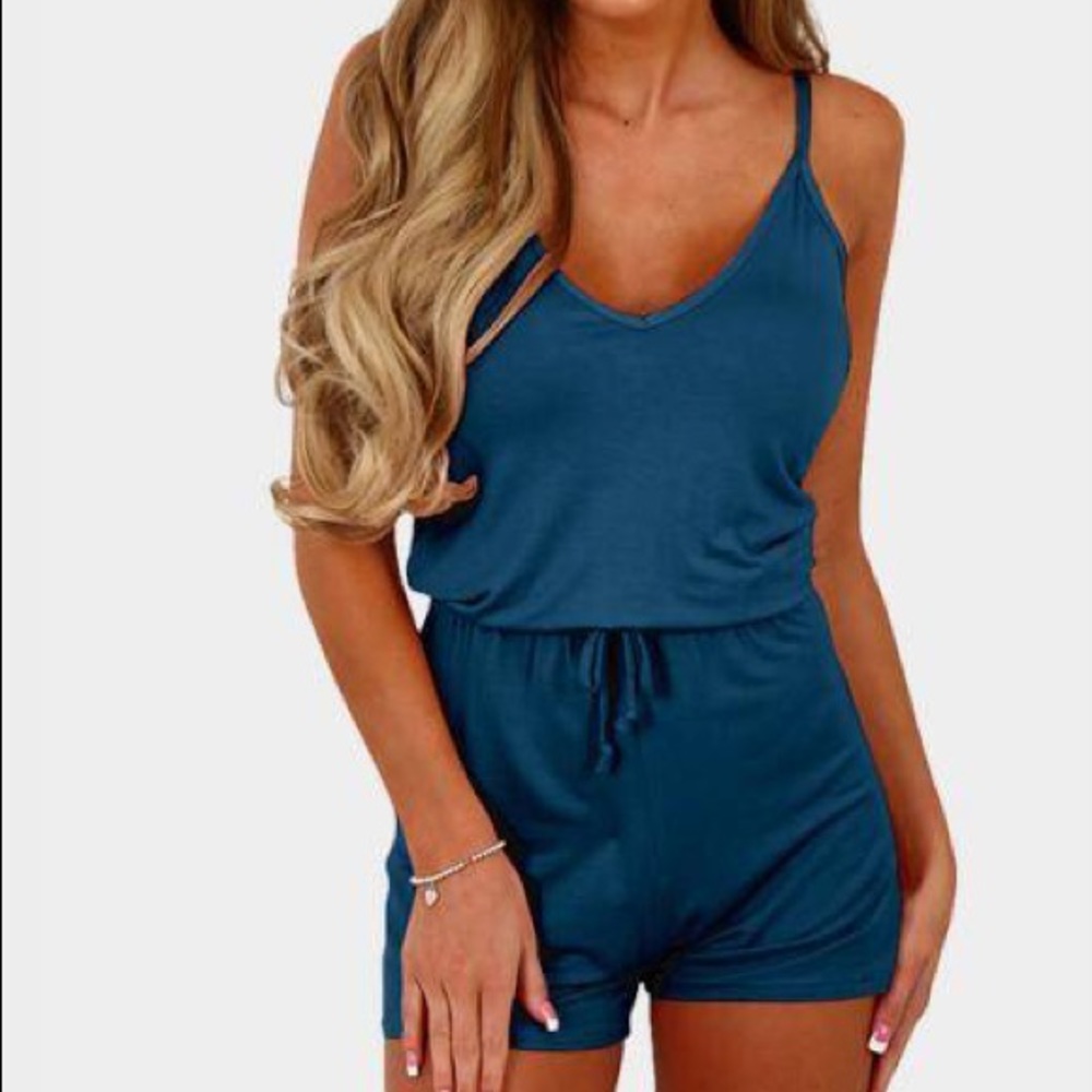 Teal romper